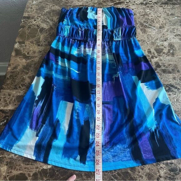 Charlotte Russe Strapless Bandeau Empire Mini Dress w/ built In bra​​​​​ - Picture 4 of 5